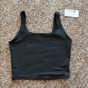 ReoRia Women's Elegant Black Crop Top